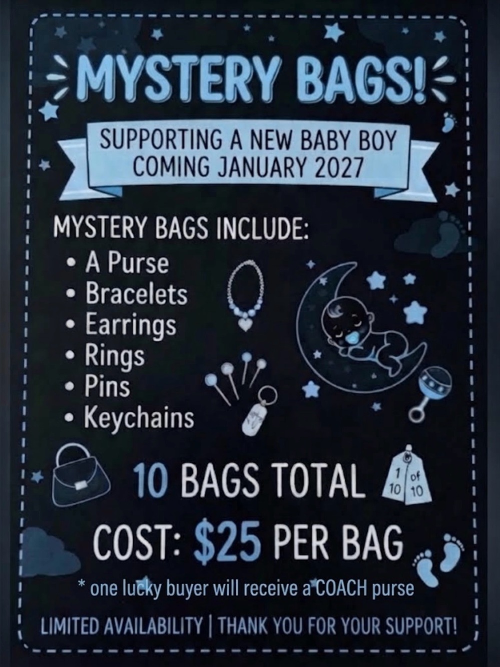 Mystery Bags To Support Baby Boy